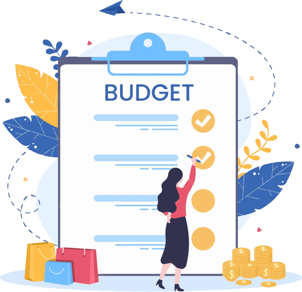 Image d'un carnet de budget