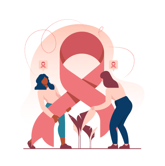 Illustration octobre rose