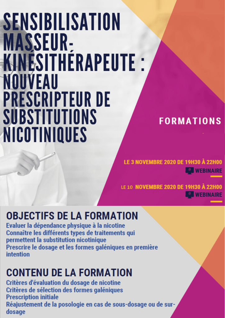Affiche Sensibilisation substituts nicotiniques