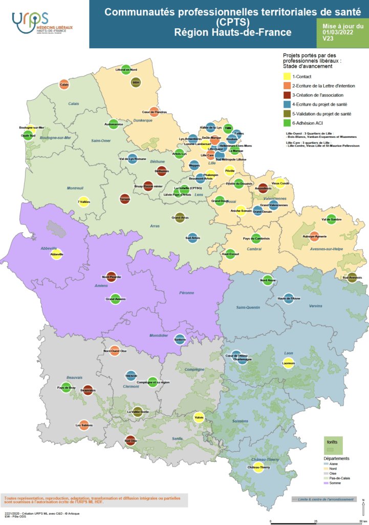 Localisation des CPTS