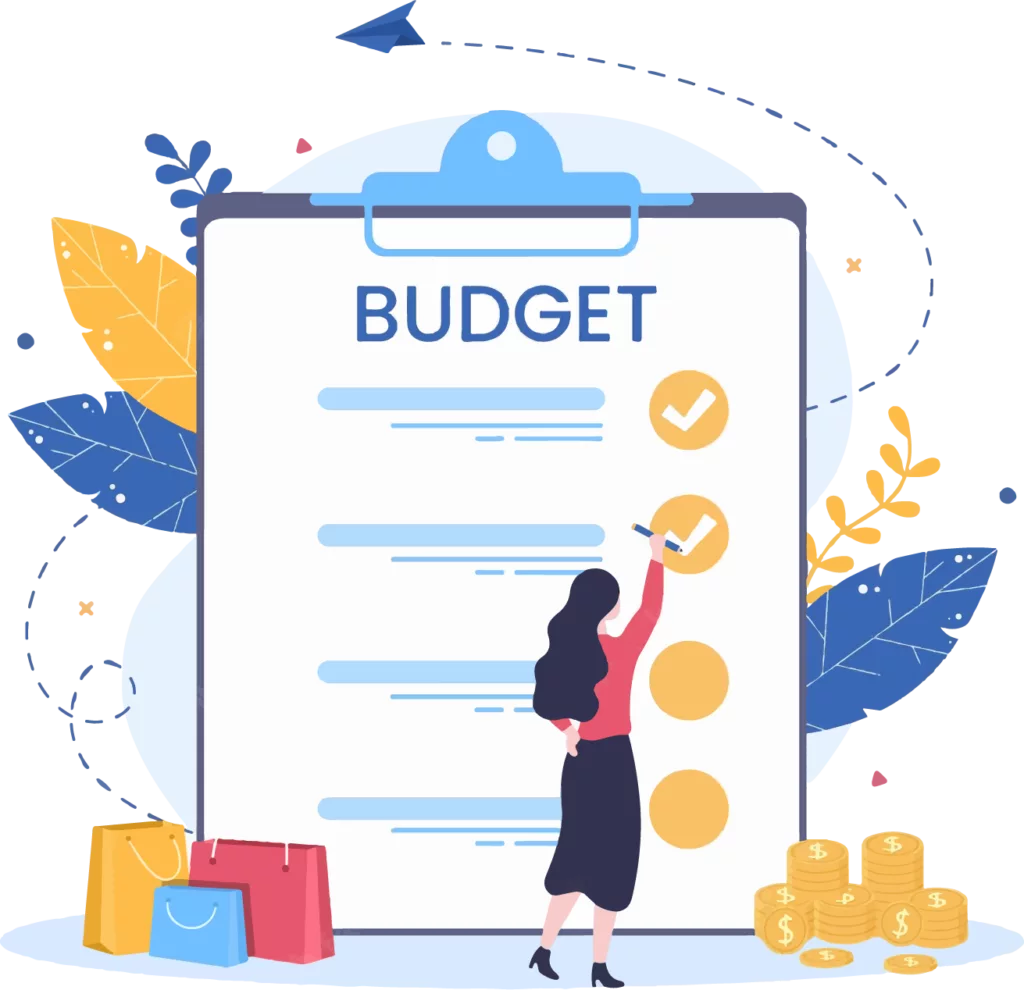 Image d'un carnet de budget